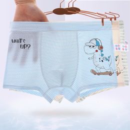 Panties Children s Underwear for Kids Cartoon Shorts Soft Cotton Underpants Boys Dinosaurs Pattern 5Pcs lot 221205