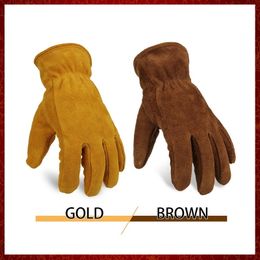 ST650 Winter Motor Gloves Genuine Cowhide Leather Motorcycle Gloves Warm Windproof outdoor Cycling Bike Skiing Camping Gloves