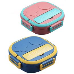 Lunch Boxes Outing Tableware 304 Portable Stainless Steel Baby Child Student Outdoor Camping Picnic Food Container Bento 221205