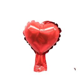 Other Event Party Supplies 5 Inches Foil Balloon Aluminum Film Heart Shaped Mti Colour Valentines Day Wedding Bridal Party Air Bal Dhego