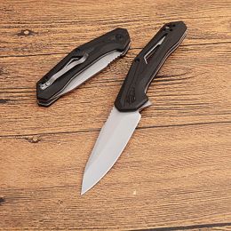 Top-Quality KS1385 Flipper Folding Knife 8Cr13Mov DLC Coating Blade Glass Fibre Handle Assisted Fast Open Folder Knives with Retail Box