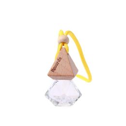 Essential Oils Diffusers 8Ml Mobile Per Bottle Triangar Rhombus Empty Glass Car Pendant Diy Essential Oil Diffuser Fashion Bottles 1 Dheqb