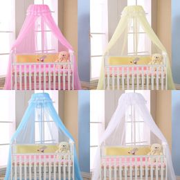 Crib Netting Summer Mosquito for Baby Kids Anti-insect Breathable Elegant Canopy Bed Curtains 221205