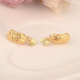 Backs Earrings Dubai India Saudi Jewellery Africa Ethiopia For Women/Girl Gold Colour Trendy African Map Clip Earring Woman Mom