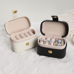 Portable Small Jewellery Box Travel Mini Gift Storage Organiser Earring Necklace Display Case Ring Holder Packaging Boxes