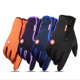 Hot Winter Gloves For Men Women Touchscreen Warm Outdoor Cycling Driving Motorcycle Cold Windproof Non-Slip Gloves