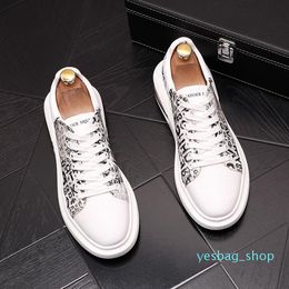 Classic Men Fashion Breathable Men's Casual Wedding Shoes 98 Jogging Flat Walking Business loafers Light Lace-Up Sneakers B177