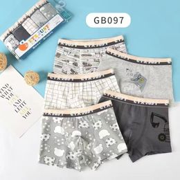 Panties Arrival Boys Boxer Underwear Cotton Breathable for Toddler Baby Casual Children Soft Underpants 5pcs lot 4 8 14Years 221205