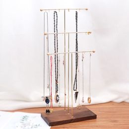 Jewelry Stand 3 Tier for Necklaces Bracelet Ring Display Holder Decoration Earring Support Rack 221205