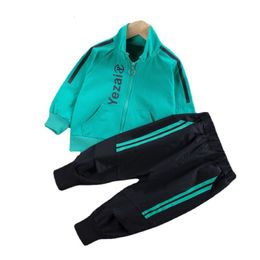 Clothing Sets Spring Autumn Baby Boys Girls Casual Clothes Infant Kids Jacket T Shirt Pants Toddler Fashion Costume Children Letter Tracksuits 221203