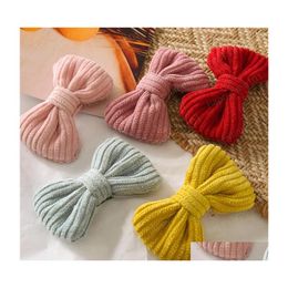 Hair Clips Barrettes Candy Color Little Bow Lovely Children Girls Cute Bb Hair Clips Accessories Kids Korean Bowknot Headwear Hair Dhrh7