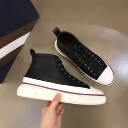 23S Top Design Men Downtown Leather Sneakers Shoes Breath Rubber High Top Skateboard Walking District Technical Fabric Whoesale Trainers EU39-44