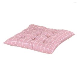 Pillow Durable Sofa High Rebound Lightweight Square Plaid Printing Floor Soft Seat Pad For Household
