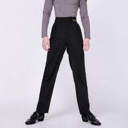 Stage Wear Black Latin Dance Pants Men Tango Dancewear Costume Ballroom Practice Trousers Designer Clothes Modern Outfit JL3270