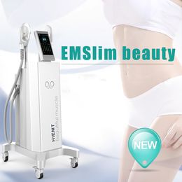 Emslim system electromagnetic sculpt muscle stimulator hiemt slimming tesla muscles stimulate cellulite melting machines 2 handles