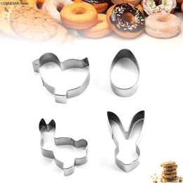 Baking Moulds Mini Stainless Steel Biscuit Mould Cutters Cookie 3D Mould Cake Pendant Kitchen Tools For Easter Decoration