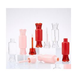 Packing Bottles 8Ml Candy Shape Lip Gloss Red Pink Lipstick Balm Refillable Bottle Oil Wand Tube Mascara Containers 192 N2 Drop Deli Dhx4M