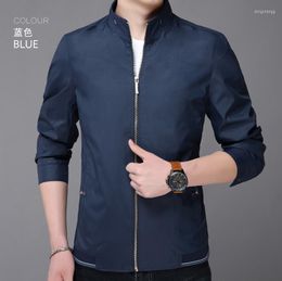 Men's T Shirts ZNG Spring Bomber Solid Casual Jacket Men Autumn Outerwear Mandarin Sportswear Mens Jackets For Male Coats