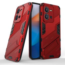 Luxury Phone Cases For OPPO A58 A17 A97 A57 A93S K10 Realme 10 C30 C35 C33 Pro 5G Armour Kickstand Stand Shockproof Case