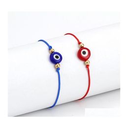 Charm Bracelets 20Pcs/Lot Lucky String Evil Eye Red Cord Adjustable Bracelet Diy Jewellery Yn1Lu Y7Ejq 393 Q2 Drop Delivery Bracelets Dh5Z2