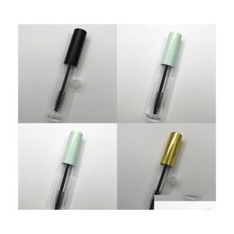 Packing Bottles 10Ml Empty Mascara Bottle Container Tube With Eyelashes Wand Brush Round Eyelash Bottles Petg Clear Packing 46 J2 Dr Dh0Bh