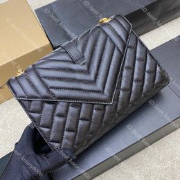 10A Designer-Modetasche Volltonfarbe V-Muster Rhombus Leder große Kapazität One-Shoulder-Diagonalhandtasche