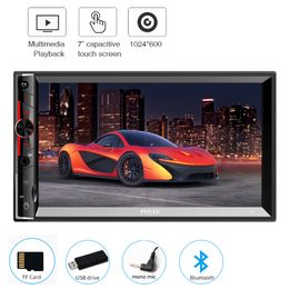 Car Radio Bluetooth 2 Din Carplay Handsfree RDS Mirror Link Stereo HD MP5 Player USB TF 7" Touch Screen Auto Audio Head Unit X1