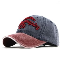 Ball Caps Exercise Hats For Men Outdoor High Cotton Adjustable Quality Distressed Blank Baseball Cap Graphic Women