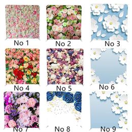 Party Decoration 9 Kinds Custom Wedding Flowers Po Booth Backdrops Floral Background With Stand