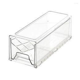 Storage Bottles Refrigerator Organiser Bins Fridge Food Pantry Freezer Egg Holder Box Kitchen Fruit Vegetable Drawer Case