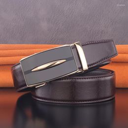 Belts Designer Men Coffee High Quality Automatic Buckle Waistband Fashion Genuine Leather Male Formal Casual Ceinture Homme