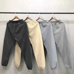 Men's Pants Season 6 Sweatpant Trousers Men Women High Quality Solid Fleece Loose Trousers Side Zipper Pocket Sweatpants T221205