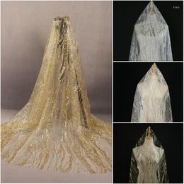 Party Decoration Gold Yarn Fabric Sequin Background Mesh Wedding Ceiling Wrought Iron Champagne Silver Glitter Veil Dress Bronzing