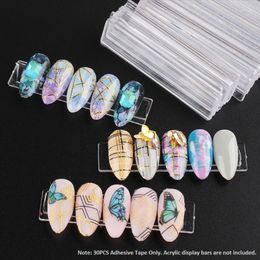 Nail Art Kits Tools Cut-free Double-sided Tape Transparent Crystal Stickers Sticker Acrylic Display Strip Kit