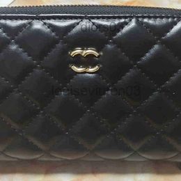 Handbag Channel Bag Wallet Womens Mens Lovers New Soft Leather Women's Long Zipper Lingge Card Wallet Large Capacity Hand Mob251Z