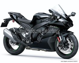 For Kawasaki Ninja ZX-10R 2021 2022 2023 Fairings ZX10R 21 22 23 ZX 10R All Black Plastic Bodywork Motorcycle Fairing Set Injection Molding