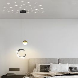 Pendant Lamps Nordic Indoor LED Hanging Lamp Lustre For Bedroom Living Room Corridor Hallway Lights Chandelier Luminaire Decor