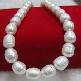 Fashion Jewelry 20" 11-13mm Genuine white akoya pearl necklace