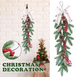 Christmas Decorations 70cm Pendant Ornament Home Decor Rattan Decorative For Wall Door Room Tree Hanging Ornamnets