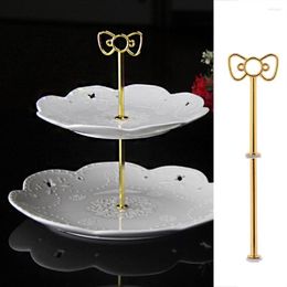 Bakeware Tools Bow Cake Plate Stand Desserts Cheese Candy Display Rack Holder Birthday Party Banquet Supplies Accessories Biscuits Fruit