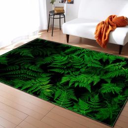 Carpets Luxuy Floral Europe Living Room Carpet Chair Yoga Mat Tropical Leaves Sofa Floor Mats Rugs And Area For Home LR08