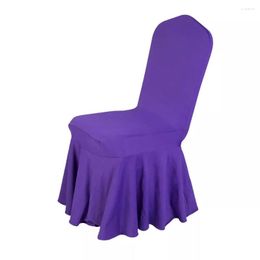 Chair Covers High Quality 260GSM Ployster Flat Party Wedding Banquet El Restaurant Stretch Fit Skirt