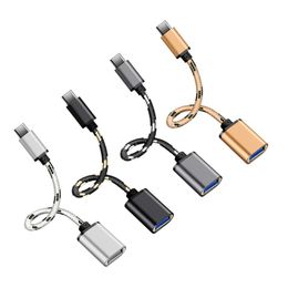 USB 2.0 Type C Male To USB 2.0 A Female OTG Data Cord Adapter Type-C OTG Adapter Cable For Sansumg LG Sony HTC Xiaomi Andriod