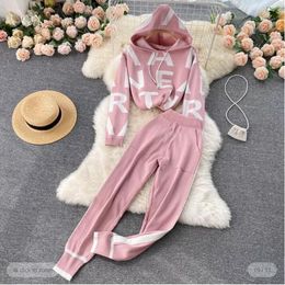 Women's Tracksuits for New knitting Two Piece Top and Pants Clothes Casual 2pcs Outfit Sports Suit jogging suits Sweatsuits Jumpsuits