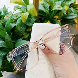 Sunglasses Frames 2022 Anti Blue Light Glasses Frame Women Eyeglass Square Computer Eyeglasses Vintage Men Spectacles Optical Acetace