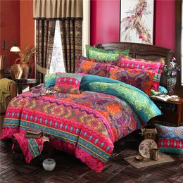 Bedding sets 3D Bohemian Set Boho Mandala Sheets Duvet Cover With Pillowcase Queen King Size Linen Quality Soft spread 221205