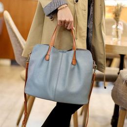 Evening Bags High Quality Cow Big On The First Layer Women's Leather Lychee Grain Mother And Child Bag 2023 Fashion