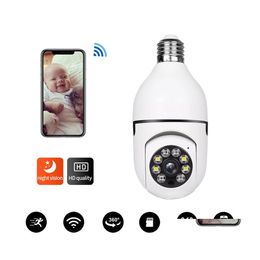 Ip Cameras A6 Ip Cameras 2.0 Million Pixels Single Do Light Ce Smart Dualband Wifi 1080P Outdoor Network E27 Bb Camera Motion Drop D Dheck