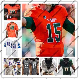 American College Football Wear Colorado State College Football Jerseys Clay Millen A'Jon Vivens Avery Morrow Jaylen Thomas Tory Horton Ty McCullouch Melquan Stova