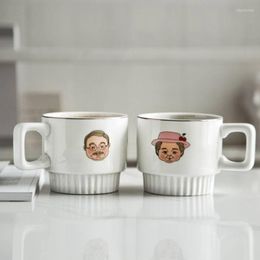 Mugs Classical Grandparents Couples Ceramics Coffee Mug Milk Tea Office Cups Drinkware The Birthday Gift For Friends